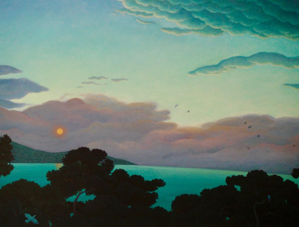 Dawn over Italy and Cap Martin