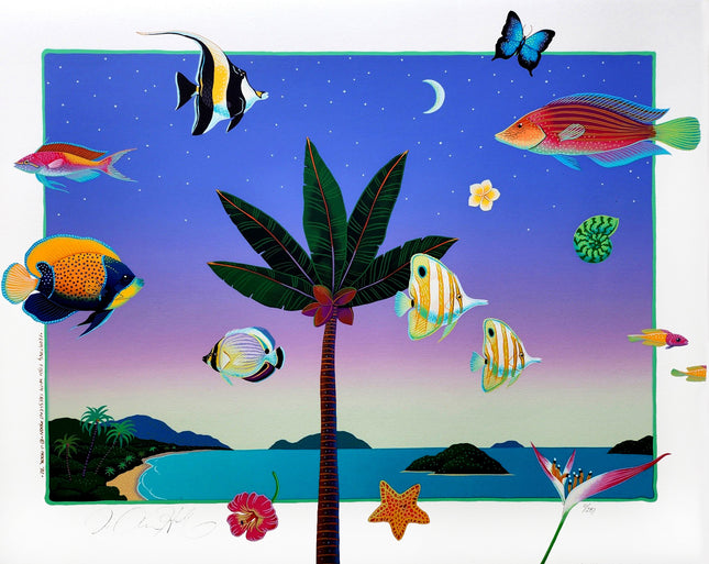 S6. "Floating Fish with Crescent Moon"