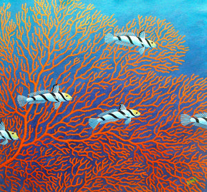 Gobies with Sea Fan Coral