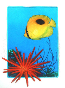 Pencil Urchin with Butterflyfish