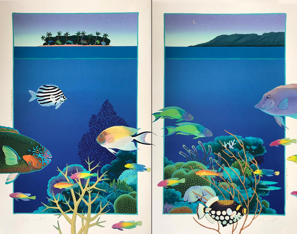 S13,S14-'Twilight Over Barrier Reef'