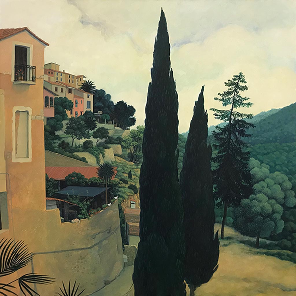 View of Gorbio