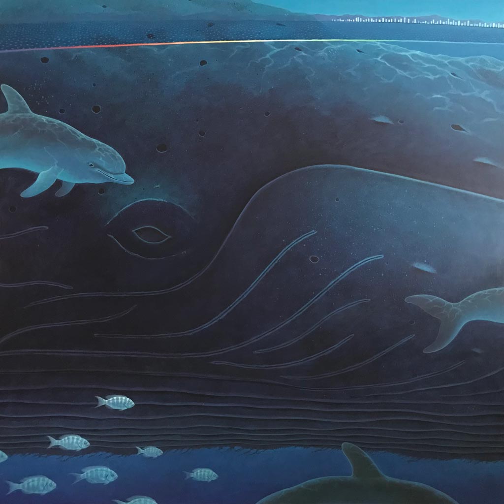 Whale with Dolphins